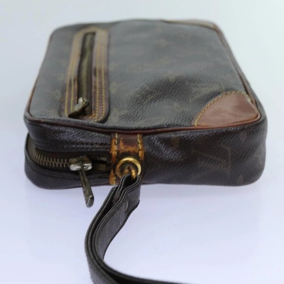 LOUIS VUITTON Monogram Marly Dragonne GM Clutch Bag M51825 LV Auth 70474 - Picture 5 of 14